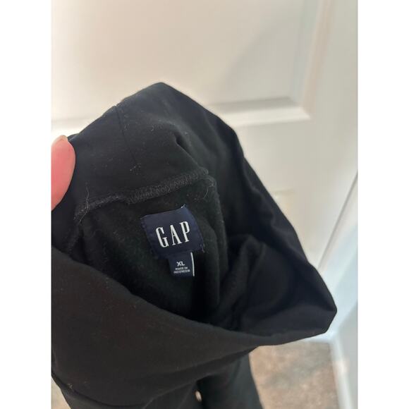 GAP Black Mock Neck Long Sleeve Pullover Sweatshirt Women’s Size XL Minimalist - Picture 3 of 4
